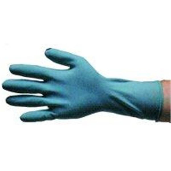 Sas Safety Latex Exam Gloves, Latex, L, Blue SAS6603